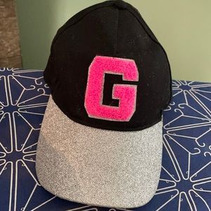 Girls letter G justice Hat one size snap back